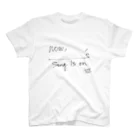 samantha_miyuki_nelsonの【Samantha_Miyuki_Nelson】now,_______’s song is on. スタンダードTシャツ