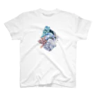 SANKAKU DESIGN STOREの天然石と多肉植物の生け花。 Regular Fit T-Shirt