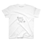 Yucchiiiのただのねこ　モノクロ スタンダードTシャツ