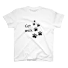 しる猫☆ミ雑貨店のＣat walk スタンダードTシャツ