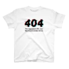 インターネットクラブの404 Not Found スタンダードTシャツ