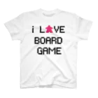 LucyDiamondのi LOVE  BOARDGAME（ドット） スタンダードTシャツ