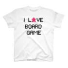 LucyDiamondのi LOVE BOARDGAME（ドット） Regular Fit T-Shirt