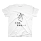 萩尾 麻衣の今日も飲む気なメイ スタンダードTシャツ