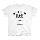 パグハナストア / PUGHANA STOREのシルエットパグ（URL）淡色用 Regular Fit T-Shirt