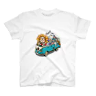 westy2ptのワーゲンバスにのるヘンテコフレンズ スタンダードTシャツ