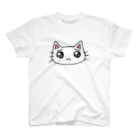 ひねくれ堂のぴえんしてる猫 Regular Fit T-Shirt