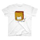 ひねくれ堂のカステラに顔を突っ込む猫 スタンダードTシャツ