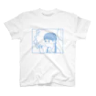 あわいのちく煙：青 Regular Fit T-Shirt