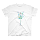 NAHO BALLET STUDIOの雪の精❄️ ロゴ付 スタンダードTシャツ