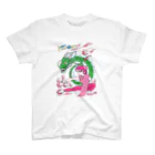 HaoWaveのHaoWave-KungFu girl スタンダードTシャツ