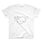 毬栗 ほたてのもふもふにゃんこ スタンダードTシャツ