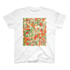 THEFUKURIのFlowers Ornament Regular Fit T-Shirt