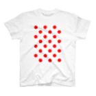 THEFUKURIのPolka dot red スタンダードTシャツ