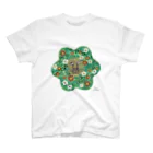 saorishinadaのライオンの花鬣 / Lion’s flower mane Regular Fit T-Shirt