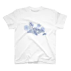 zoookaの花クジラ Regular Fit T-Shirt