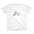 Hello Happy Catのチョコミン党の踊り スタンダードTシャツ