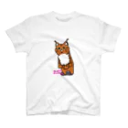 kumaleのゆーらしあおおやまねこ Regular Fit T-Shirt