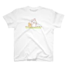 くぅもんせのお店のうさぎとちびうさぎ スタンダードTシャツ