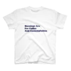 eveningculottesのMornings are for coffee and contemplation スタンダードTシャツ