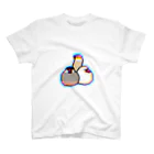 塩こんぶのトリオ文鳥（激しめ） Regular Fit T-Shirt