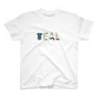 ティールクライミング teal climbing のチャリティー ティールロゴ グリーン スタンダードTシャツ