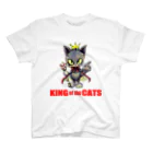 尚樹 -naoki-の猫の王様。 スタンダードTシャツ