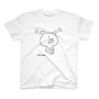 chococo_yuruusagiのゆるうさぎ　しょぼん スタンダードTシャツ