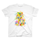 AURA_HYSTERICAのPASTELS_BADGES スタンダードTシャツ