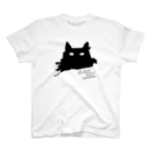 キャッティ（オフィシャル）ネコ好き集まれ!!のBLACK CATシリーズ（ネコ/猫） Regular Fit T-Shirt