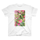 かぴばらのFLOWERS-ぴんく- Regular Fit T-Shirt