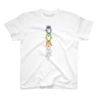 itaxmenworksのPOPアニマル＿アマビエ様　縦長ver. Regular Fit T-Shirt