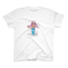 Miho Fuji 藤井美穂のアニメ調アマビエ様 スタンダードTシャツ