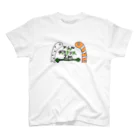 チンアナゴとニシキアナゴ専門店byあせろらじゃむ(ちんあなご にしきあなご)のチンアナゴソーシャルディスタンス Regular Fit T-Shirt