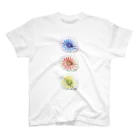 HANDSOMEのお花_Flower Regular Fit T-Shirt