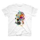 AURA_HYSTERICAのHorn_Music スタンダードTシャツ