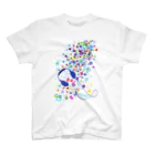 AURA_HYSTERICAのEZ_Listening スタンダードTシャツ