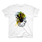 AURA_HYSTERICAのStag_Beetle スタンダードTシャツ