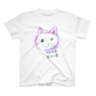 アロマエナジー・SpiritクリエイトSHOPの白猫 スタンダードTシャツ