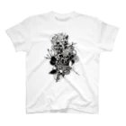 AURA_HYSTERICAのColored_Roses Regular Fit T-Shirt