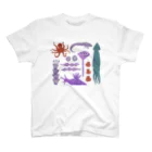 水島ひねのSea Creatures Regular Fit T-Shirt