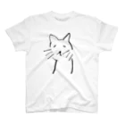 mikitoartの髭猫 スタンダードTシャツ