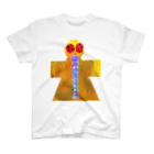 湯沢恵理　宇宙アイテムのメタリックお守り宇宙人Ｔシャツ Regular Fit T-Shirt