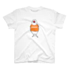 猛禽族の文鳥Tを着た文鳥 スタンダードTシャツ