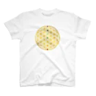 神聖幾何学屋のゴールド+チャクラ Regular Fit T-Shirt