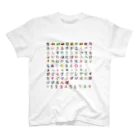 アート宇都宮(ARTUTSUNOMIYA)の絵文字　2（文字ボード） スタンダードTシャツ