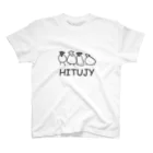 PAGGYのHITUJY 4 T-shirt スタンダードTシャツ