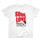 music bar SOUL LOVEのSOUL LOVE LOGO Regular Fit T-Shirt