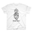 cornのMy heart beats for you スタンダードTシャツ