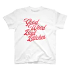 GoodTripの【GoodTrip】 GoodWeedBadBitches Tシャツ Regular Fit T-Shirt